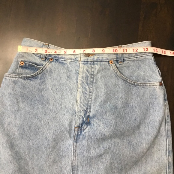 GAP Denim Y2K High Waist Light Wash Mini Skirt Size 9/10 - Picture 7 of 13